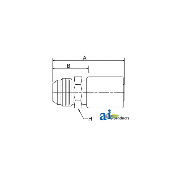 HC-MJ Male JIC 37 - Rigid - Straight 2.5 x1 x1